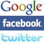 Facebook, google dan twitter